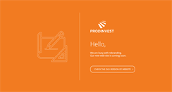 Desktop Screenshot of prodinvest.com